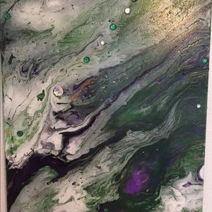 Fluid Art w/ jewels